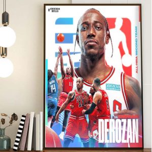 DeMar DeRozan All-NBA Second Team Chicago Bulls Wall Decor Poster Canvas