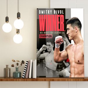 Dmitry Bivol Winner WBA World Light Heavyweight Champion Classic Poster Canvas