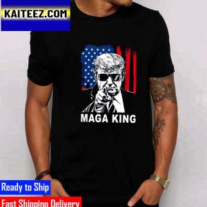 Donald Trump US Flag MAGA King Gifts T-Shirt