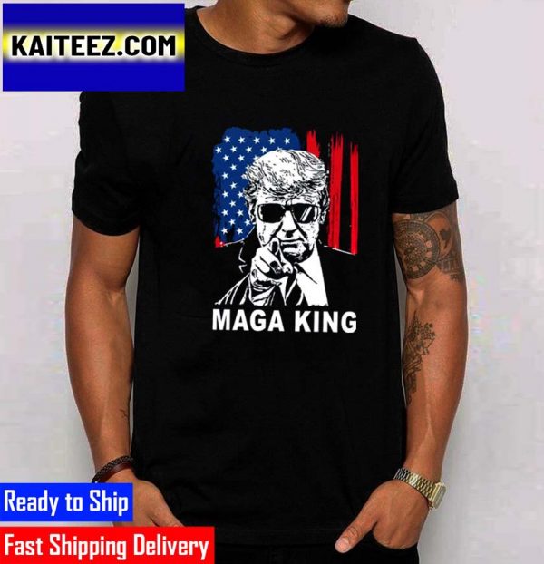 Donald Trump US Flag MAGA King Gifts T-Shirt