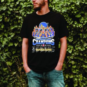 Golden State Warriors Western Conference Finals Champions 2022 Signatures Unisex Tshirt