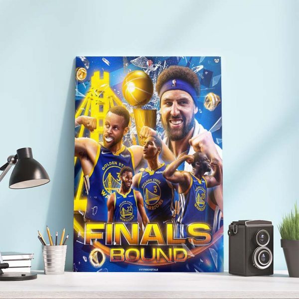Golden State Warriors are Western Conference Champions Wall Decor Poster Canvas