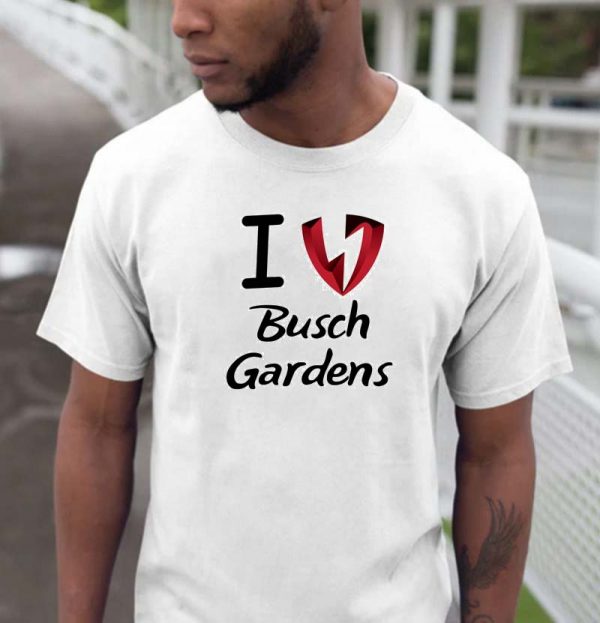 I Love Busch Gardens Logo T-shirt