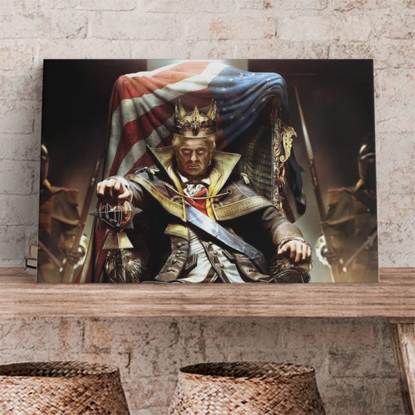 Joe Biden Has Anointed Donald Trump Maga King Design Style Poster Canvas