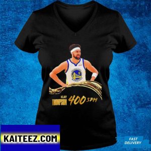 Klay Thompson 400 Three Pointers Golden State Warriors Gold Blooded Gifts T-Shirt