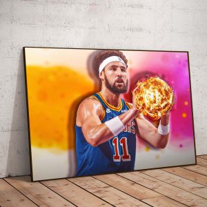Klay Thompson NBA Home Decor Poster Canvas