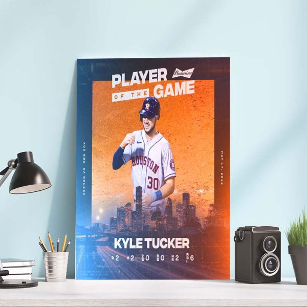 Kyle Tucker Play Of The Game MLB Home Decor Poster Canvas