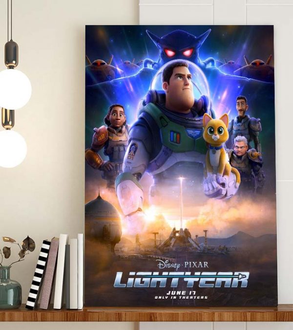 Lightyear Pixar Disney 2022 Official Poster Canvas