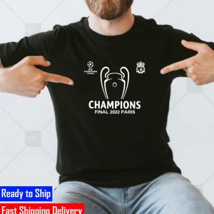 Liverpool FC Win Europe Champions Trophy 2022 Gift T-Shirt
