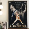 Devin Book All-NBA First Team Phoenix Suns Wall Decor Poster Canvas