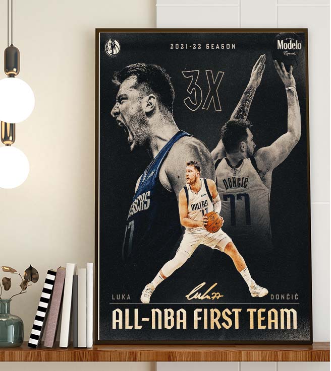 Luka Doncic Blocks LeBron James Poster for Sale by RatTrapTees