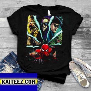 Marvel Spider Man No Way Home Spider Man And Foes Langarmshirt Gifts T-Shirt