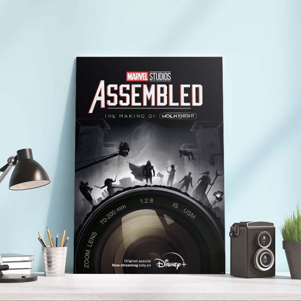 Marvel Studios Assembled The Making of Moon Knight Wall Decor Poster Canvas
