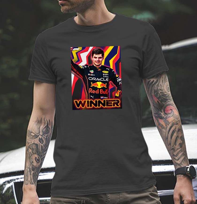Max Verstappen F1 Oracle Red Bull Racing Vintage T-Shirt - Kaiteez