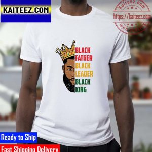 Mens Strong Black King African American Natural Afro Gifts T-Shirt