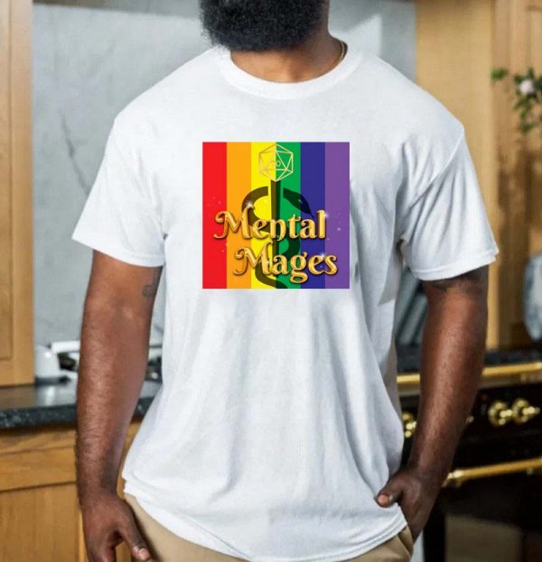 Mental Mages Pride Logo Vintage T-shirt