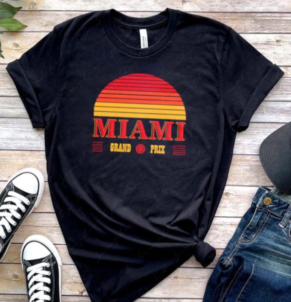 Miami Grand Prix 2022 Design Sunset Classic T-Shirt