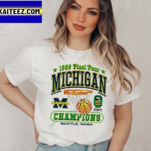 Michigan Wolverines 1989 Champions Gifts T-Shirt