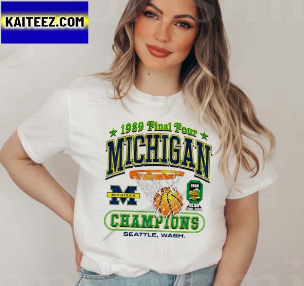 Michigan Wolverines 1989 Champions Gifts T-Shirt