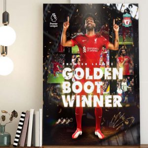 Mohamed Salah Golden Boot Winner Poster Canvas