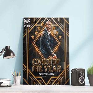 Monty Williams Coach Of The Year Winner 2022 Poster Canvas