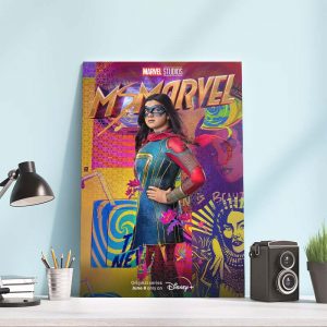 Ms Marvel Meet Kamala Marvel Studio Art Decor Poster Canvas