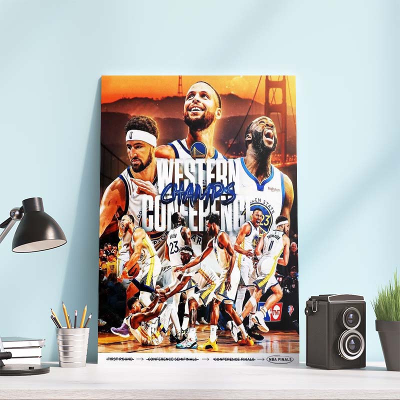 Stephen Curry Western Conference Finals MVP NBA Art Decor Poster Canvas ...