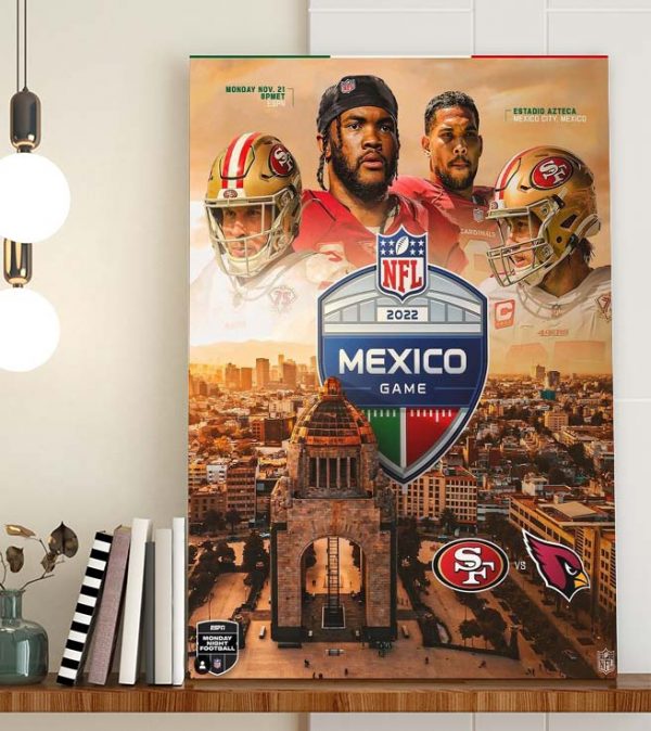 NFC West Mexico City NFL 2022 Poster Canvas