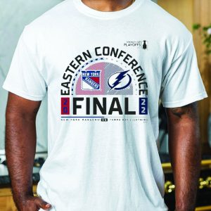 New York Ranger vs Tampa Bay Lightning Stanley Cup Playoffs 2022 Eastern Conference 2022 Final Unisex Shirt
