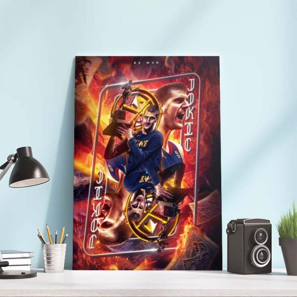 Nikolai Jokic Joker 2 MVP Poster Canvas