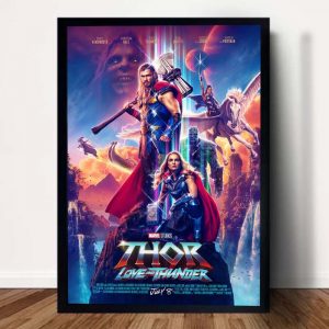 Official Brand New Thor Love And Thunder Original Poster Canvas