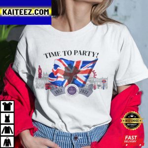 Platinum Queen’s Jubilee Union Jack Queen Elizabeth II Celebration Gifts T-Shirt