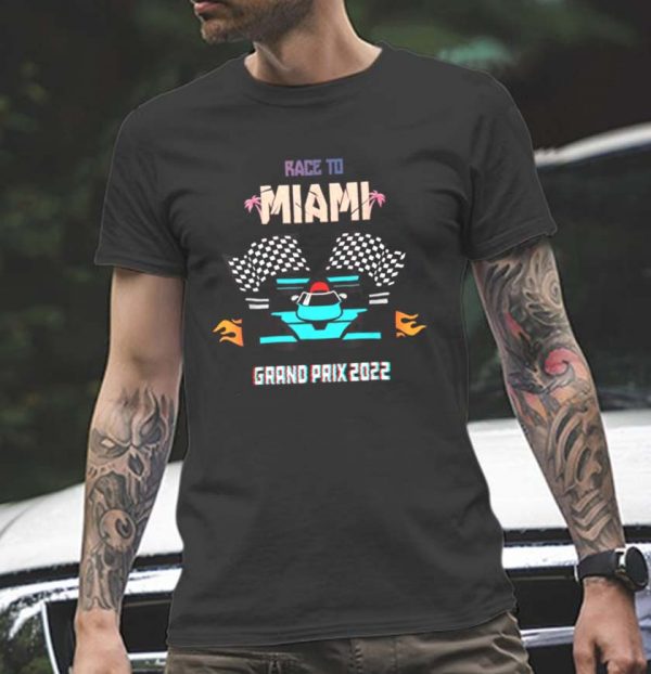 Race To Miami Grand Prix 2022 New Design Classic T-Shirt