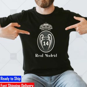 Real Madrid Champion of Europe for 14th Times Gift T-Shirt