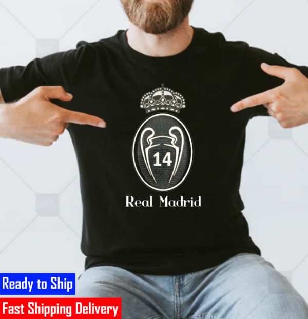 Real Madrid Champion of Europe for 14th Times Gift T-Shirt - Kaiteez