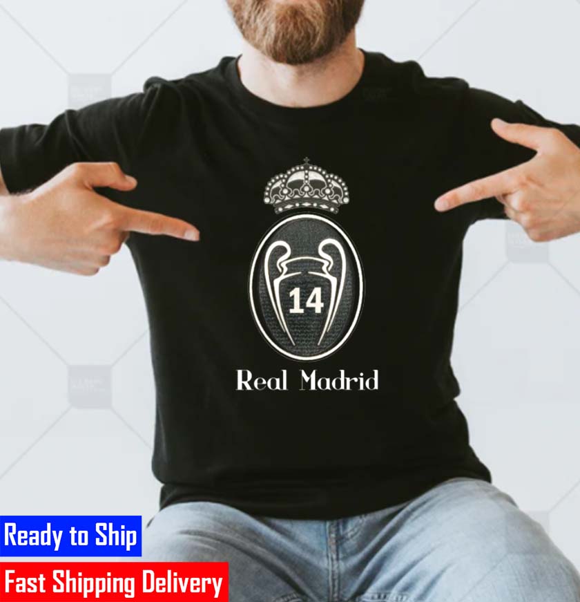 boycot Helderheid Geelachtig Real Madrid Champion of Europe for 14th Times Gift T-Shirt - Kaiteez