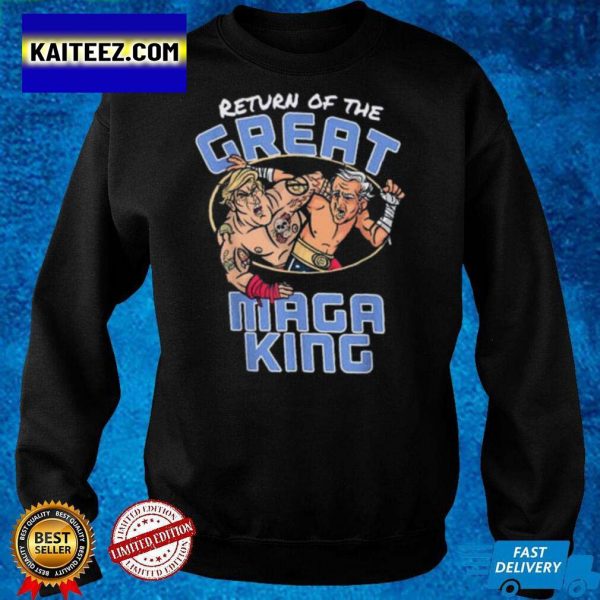 Return Of The Great Maga King Trump Vs Biden Fight Gifts T-Shirt