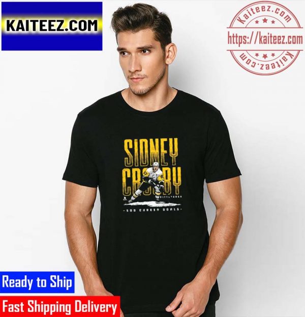 Sidney Crosby Pittsburgh Penguins 500 Career Goals Gifts T-Shirt