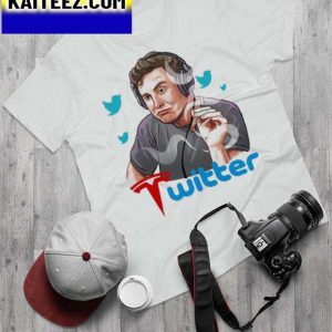Smoking Elon Musk Twitter Gifts T-Shirt