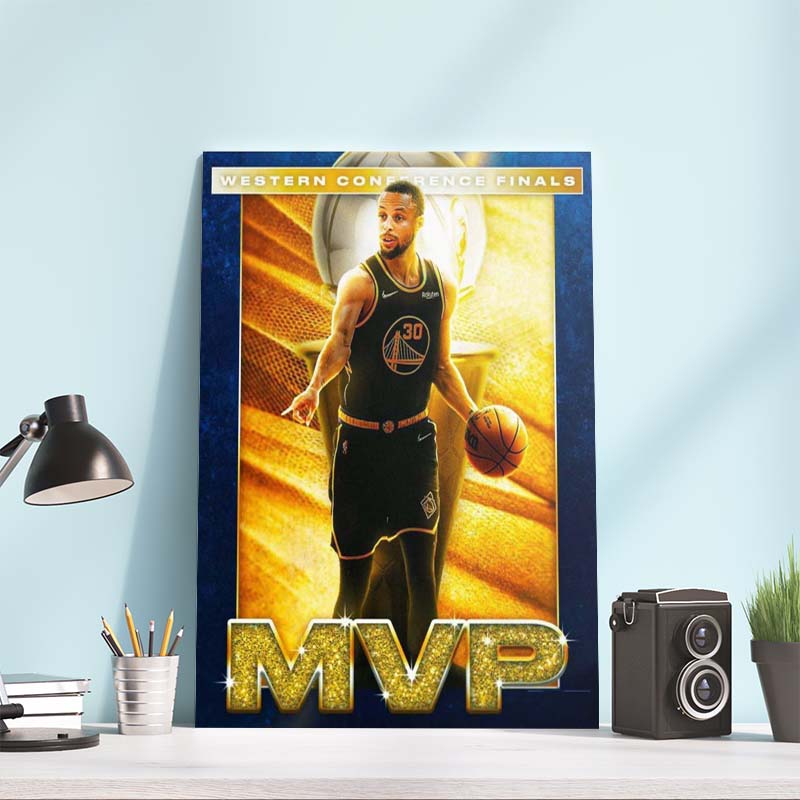 Wardell Stephen Curry MVP NBA Final 2022 Poster Canvas - Kaiteez