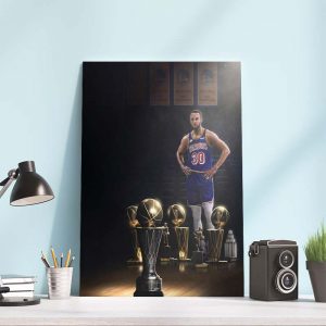 Stephen Curry Western Conference Finals MVP Home Decor Poster Canvas