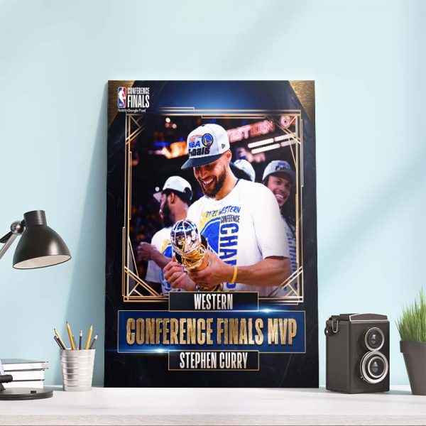 Stephen Curry Western Conference Finals MVP NBA Art Decor Poster Canvas