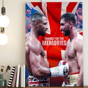 Thank you Kell Brook and Amir Khan retirement Poster Canvas
