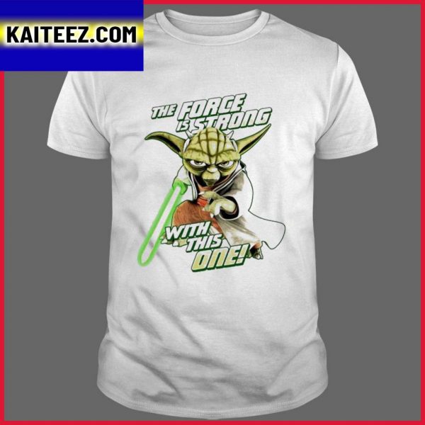 The Force Is Strong Baby Yoda With This One Gifts T-Shirt