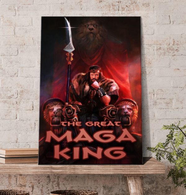 The Great Dark Maga King Poster Canvas