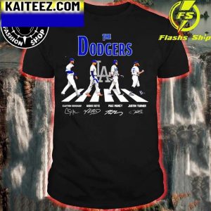 The Los Angeles Dodgers Clayton Kershaw Mookie Betts Max Muncy Justin Turner Signatures Gifts T-Shirt