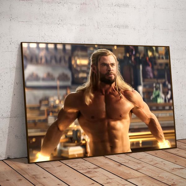 Thor Love and Thunder Official Thor Movie Art Decor Poster Canvas