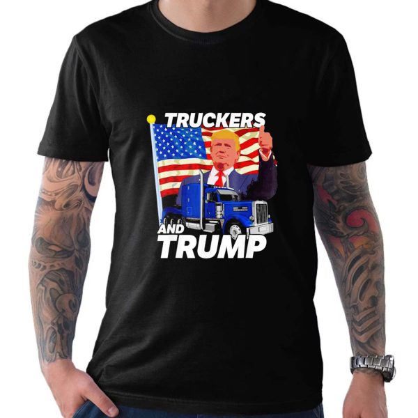 Truckers and Trump T-shirt