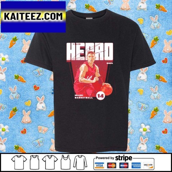 Tyler Herro Miami Basketball Signatures Gifts T-Shirt