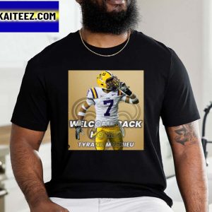 Welcome Back Home Tyrann Mathieu NFL Gifts T-Shirt